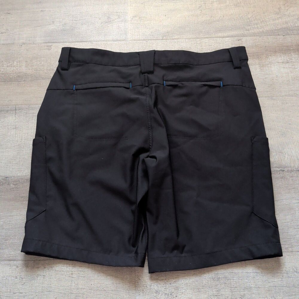 NWOT ​Amazon Employee Uniform Cargo Shorts Mens Large L Black Luly Yang 34-36 - Picture 3 of 6